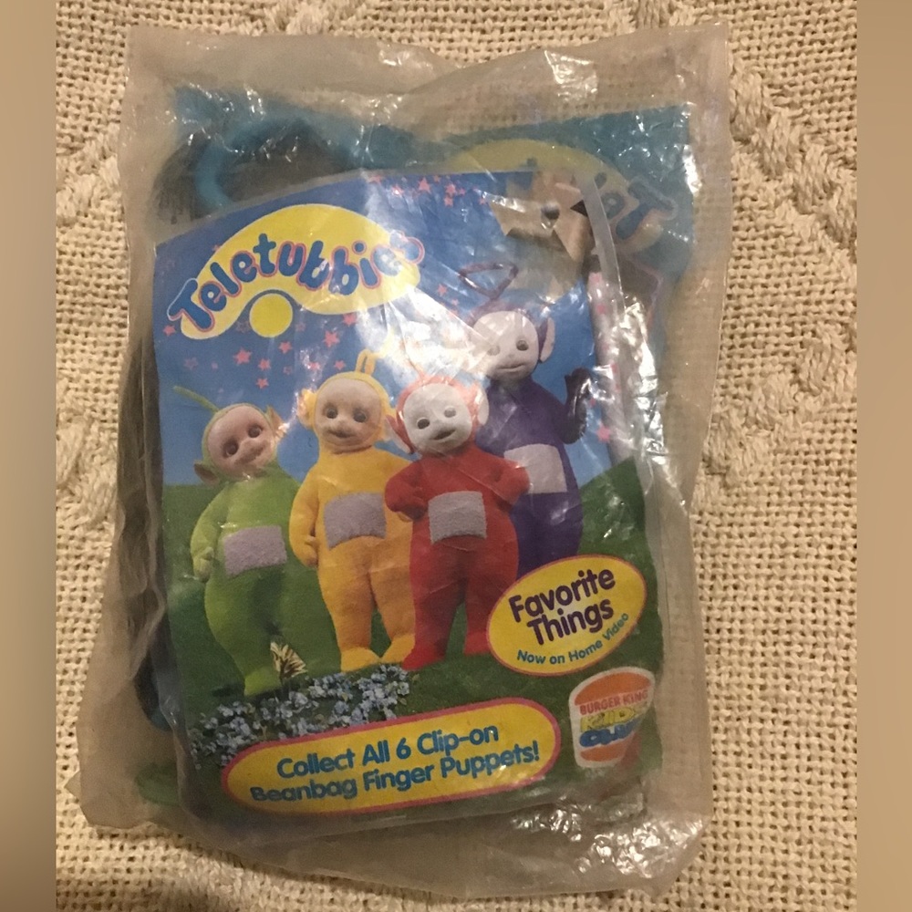 NIP Teletubbies Noo Noo Vacuum Burger King Toy